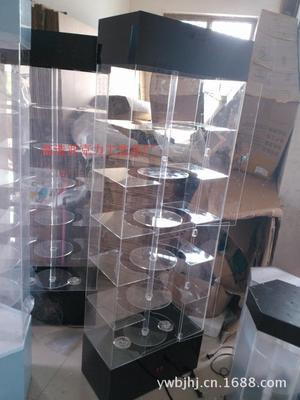 【工廠供應(yīng)雙轉(zhuǎn)盤亞克力旋轉(zhuǎn)展示柜、帶燈精品柜、適合多種產(chǎn)品柜】價格,廠家,圖片,其他廣告展覽設(shè)備,黃德臣-